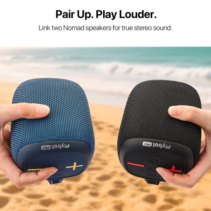 Waterproof Bluetooth Outdoor Speakers with Big Bass & 360-Degree Sound, Dustproof Floating Wireless Speaker, 131Ft Range