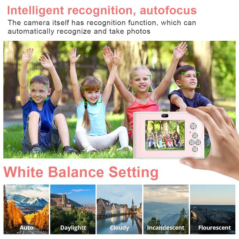 World'S Best 44MP 1080P MP3 Digital Camera with 8X Zoom - Compact Camera for Teens and Beginners Camera Popsnap Digital Camera Kamera Affordable Camera