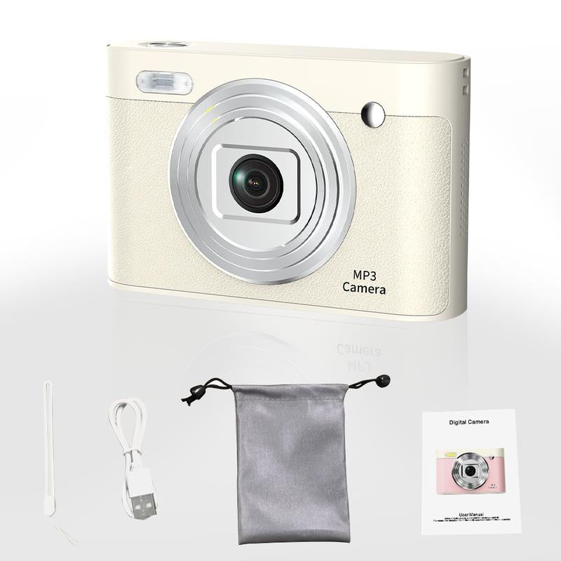 World'S Best 44MP 1080P MP3 Digital Camera with 8X Zoom - Compact Camera for Teens and Beginners Camera Popsnap Digital Camera Kamera Affordable Camera