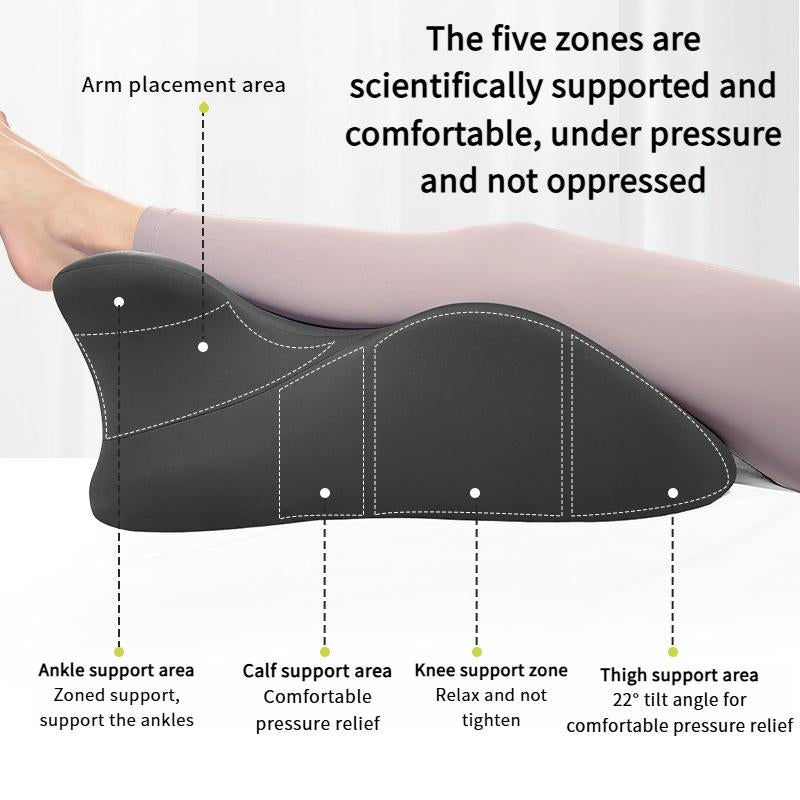 Bed Wedge Pillow, Supportive Rest Cushion for Sitting Up, Non-Slip Elevated Bedding Aid with Washable Cover, Comfort Solution for Back Leg Knee Elevation at Home
