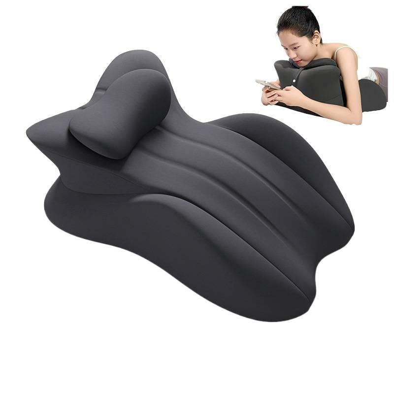 Bed Wedge Pillow, Supportive Rest Cushion for Sitting Up, Non-Slip Elevated Bedding Aid with Washable Cover, Comfort Solution for Back Leg Knee Elevation at Home