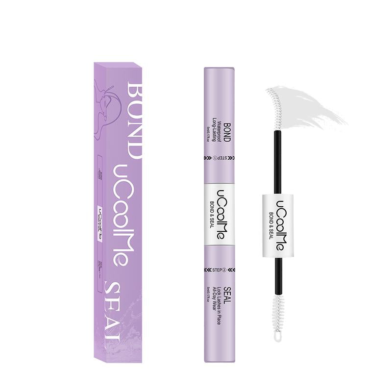 Ucoolme Lashes Cluster Bond & Seal & Remover for Girls Waterproof Longlasting Makeup 3In1 Glue