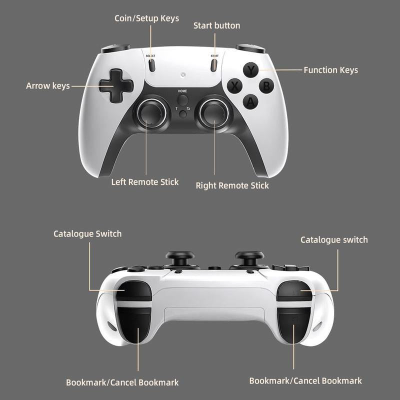 More than 20,000 Retro Wireless Game Joysticks, Two Classic Game Controllers, 4K HDMI Output, Home Game Console, Plug and Play