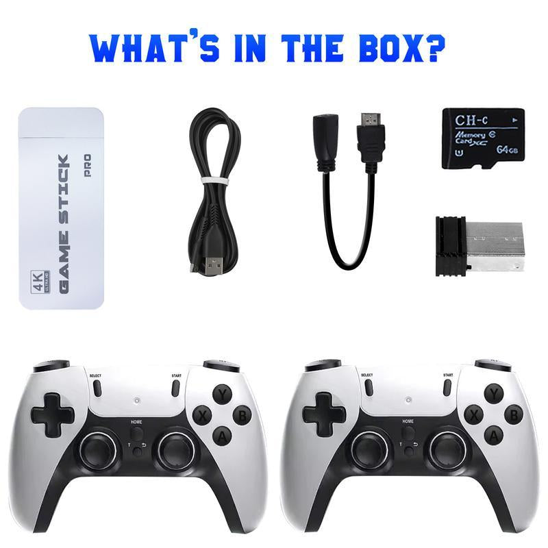 More than 20,000 Retro Wireless Game Joysticks, Two Classic Game Controllers, 4K HDMI Output, Home Game Console, Plug and Play