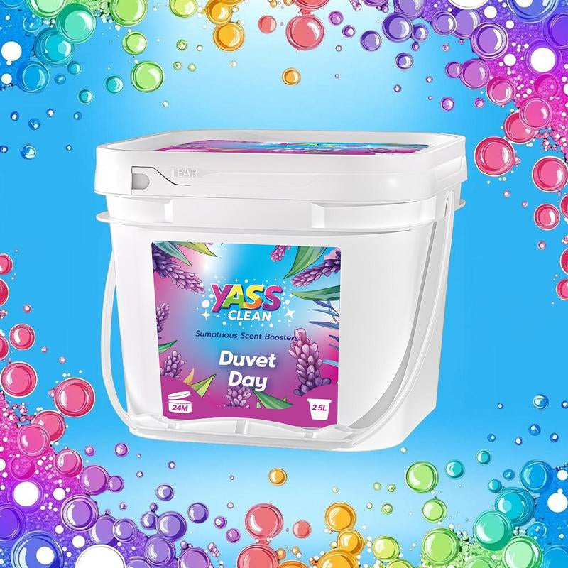 Yass Clean Sumptuous Scent Booster Laundry Beads 2.5L 1.8KG 64 Oz Cream Coconut Sea Breeze, In-Wash Scent Booster Beads That Gives a Fresh Scent Boost from Wash to Wash,Suitable for Sensitive Skin, Non-Stop Freshness up to Weeks in Storage