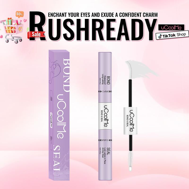 Ucoolme Lashes Cluster Bond & Seal & Remover for Girls Waterproof Longlasting Makeup 3In1 Glue
