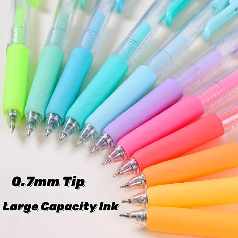 Acrylic Painting Gel Pen,Retractable 0.7Mm Tip,Rich Color Large Capacity Ink Pens,Art Supplies for Diary,Card,Diy,Coloring, Doodling, Stackable Colors, Clip Acrylic Gel Pen