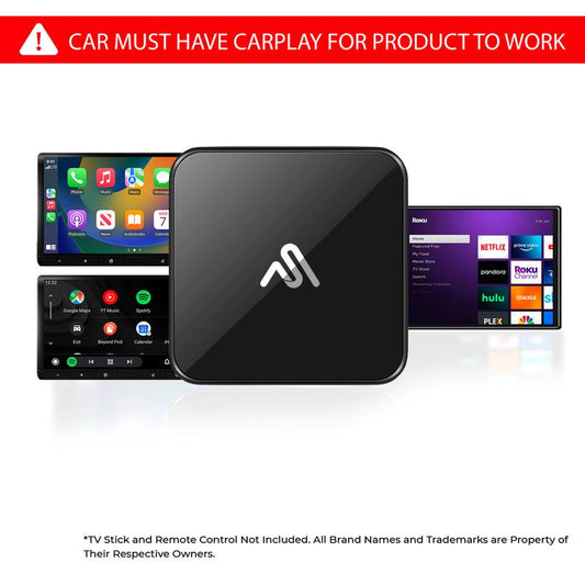 Autosky TV Adapter & Wireless Carplay/Android Auto - Adapter Which Allows TV Sticks on Your Vehicle'S Infotainment System