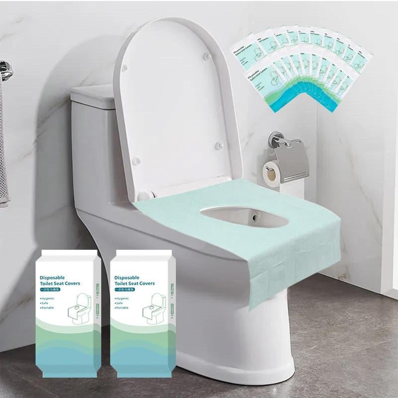 20Pcs Disposable Toilet Seat Covers, Toilet Seat Covers Disposable Travel Size 20Pcs Disposable Toilet Seat Covers, Gentle Toilet Seat Protectors for Home Bathroom Hotel Salon, Bathroom Accessories, Adults and Kids Room Accessories.
