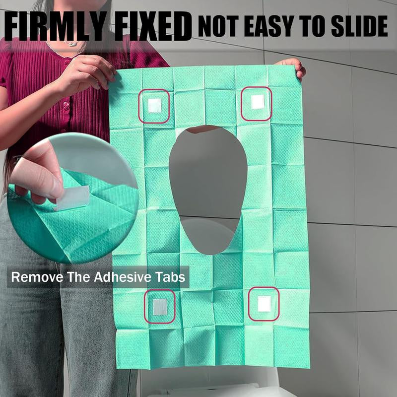 20Pcs Disposable Toilet Seat Covers, Toilet Seat Covers Disposable Travel Size 20Pcs Disposable Toilet Seat Covers, Gentle Toilet Seat Protectors for Home Bathroom Hotel Salon, Bathroom Accessories, Adults and Kids Room Accessories.
