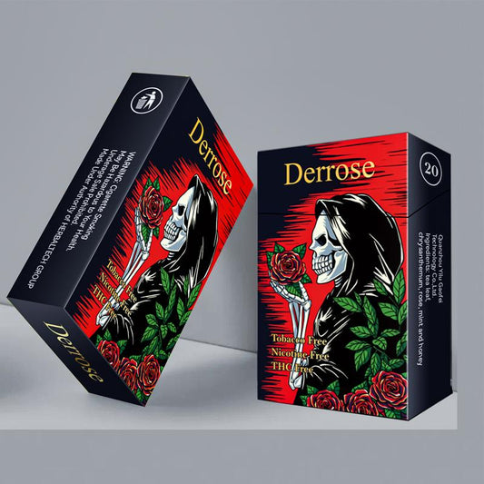 2 Packs 40 Sticks, Herbal Tea Stick, Brewed for Drinking or Ignited for Inhalation, Ingredients: Tea Leaf,Chrysanthemum, Rose, Mint and Honey, Made in South Korea