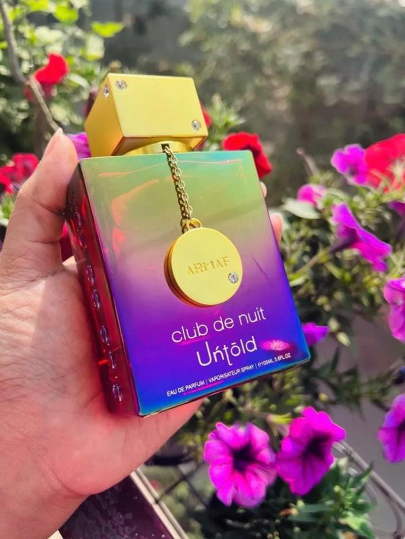 Armaf Perfumes Club De Nuit Untold - Unisex Fragrance - 3.6 Oz - Saffron & Jasmine - Amber & Ambergris