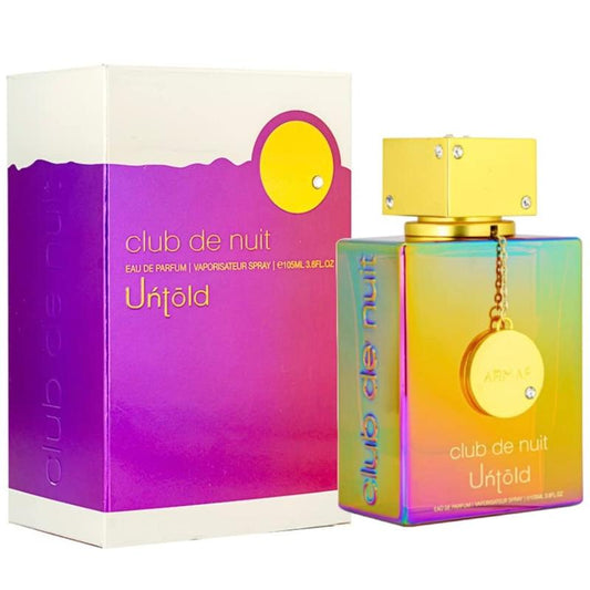 Armaf Perfumes Club De Nuit Untold - Unisex Fragrance - 3.6 Oz - Saffron & Jasmine - Amber & Ambergris
