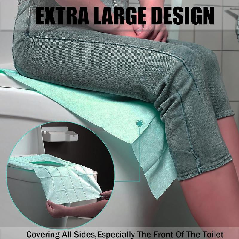 20Pcs Disposable Toilet Seat Covers, Toilet Seat Covers Disposable Travel Size 20Pcs Disposable Toilet Seat Covers, Gentle Toilet Seat Protectors for Home Bathroom Hotel Salon, Bathroom Accessories, Adults and Kids Room Accessories.